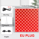 225 LEDs Red Light Therapy Panel, 660nm 850nm Infrared Lamp for Face Anti-Aging & Full Body Muscle Pain Relief (12.2")