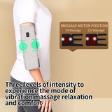 Red Light Therapy Elbow Heating Pad with Vibration Massage, Infrared Wrap for Tennis Elbow, Arthritis & Muscle Pain Relief