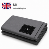 7healthwell EarthSc™ Grounding Fitted Sheet - UK, AU & NZ Standard Sizes - Organic Cotton & Silver Fibre (Grey/White)