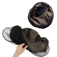 Mosquito Repellent Beekeeping Hat with Mesh Face Shield and Neck Cover