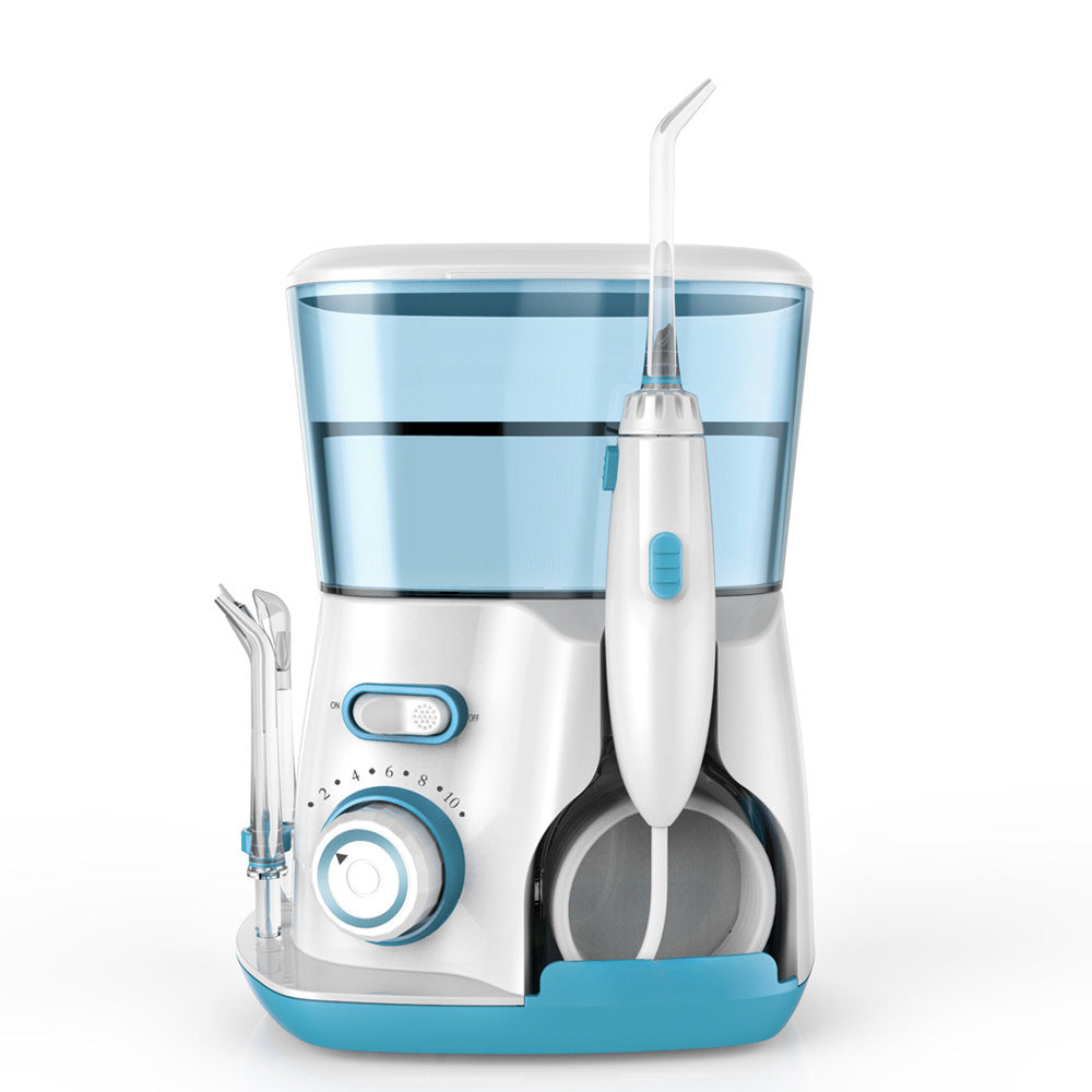 Water Dental Flosser - Oral Irrigator with 10 Adjustable Water Pressures, IPX6 Waterproof, High Volume Reservoir for Teeth Cleaning and Gum Care