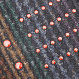PEMF Infrared Therapy Back Cushion 47x85cm | 8 Crystal Gemstones | 36-LED Red Light 660nm/850nm | 2 PEMF Coils | Spine Pain Relief