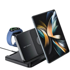 Faltbarer kabelloser Ladeständer für Samsung Galaxy Z Fold 5/4/3, S23 Ultra, Watch 6/5, Buds2