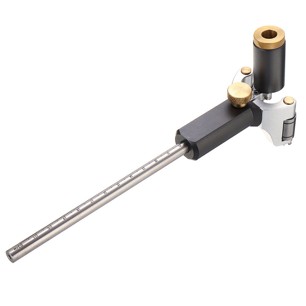 2-in-1 Woodworking Scriber Tool for Straight Lines & Arcs with Pencil