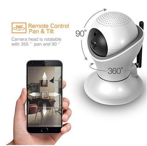 1080P HD Wireless IP Camera with Night Vision and Remote Access for Home Security