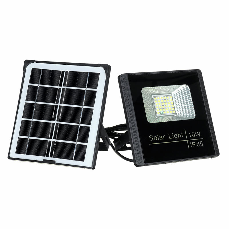 10W Solar Power 36LED Flood Light - Outdoor Garden Security Lamp with Remote Control