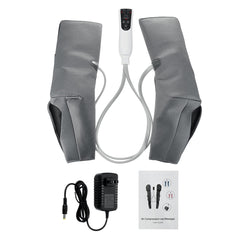 Electric Leg Massager with Overheat Protection, Air Pressure, Airbag Kneading, and Hot Compress - 3 Modes