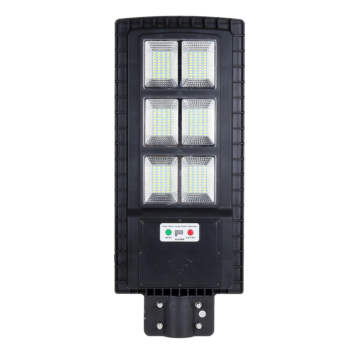 120W Solar Street Light, 240 LED, PIR Motion Sensor, Wall Timing Lamp with Remote Control