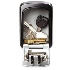 Outdoor Wall Mount Combination Lock Key Safe Box - Hidden Keys Storage for Home & Office Security