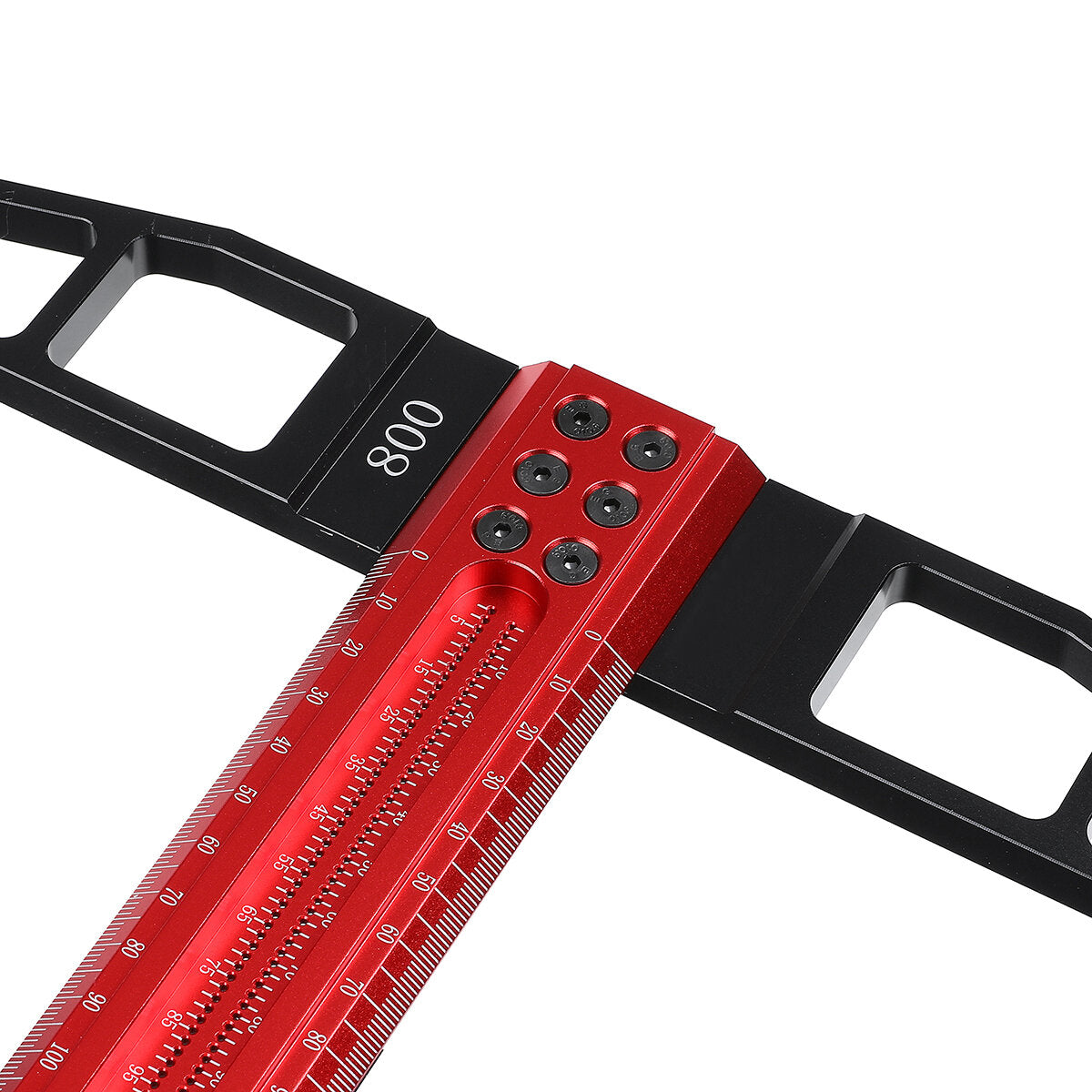 Precision Woodworking T-Square Scriber, Aluminum Alloy Marking Ruler