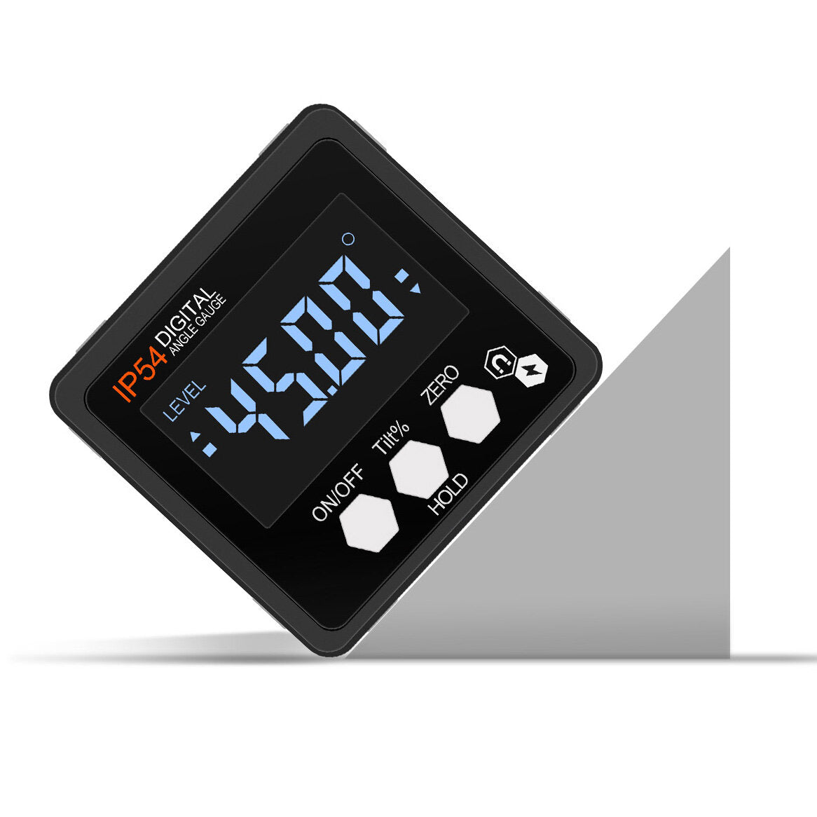 4*90 Degree Precision Digital Protractor Inclinometer Level Box with Magnet Base - Digital Angle Finder Bevel Box