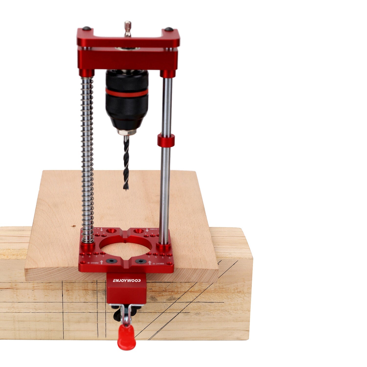 Drill Bracket Stand Guide: 35mm & 26mm Concealed Hinge Hole Punch Locator for DIY Woodworking Projects