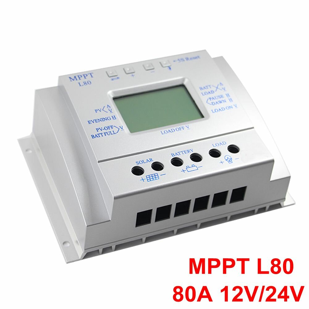 12/24V Solar Battery Charging Controller for Photovoltaic Power Generation and Street Lights