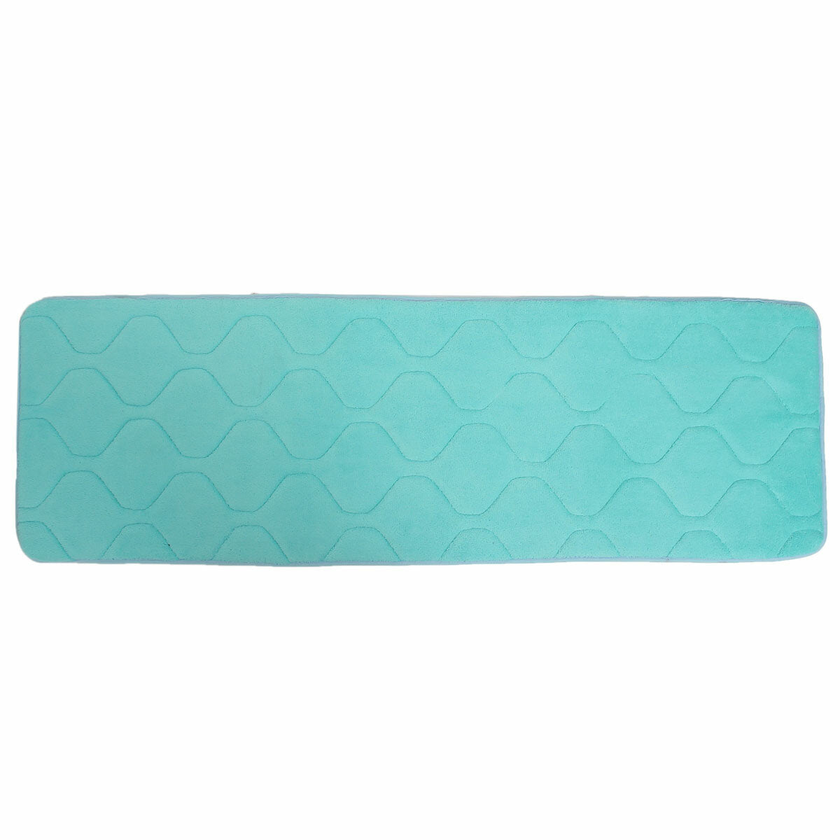 120x40cm Absorbent Anti-Skid Memory Foam Bath Mat - Coral Velvet, Chronic Rebound Floor Rug