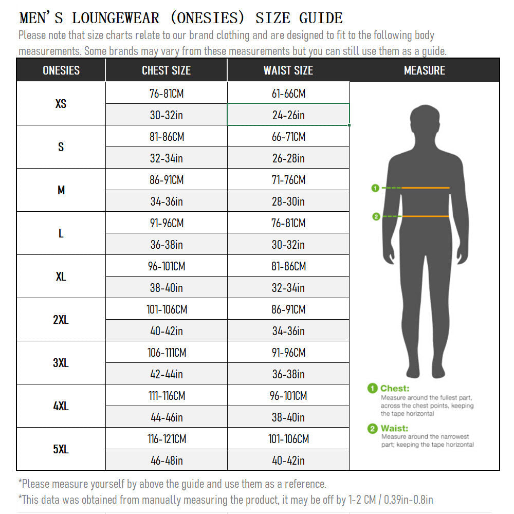 Dicker Flanell-Schlafanzug für Herren mit Kapuze, Daumenlöchern und Socken – Thermo-Loungewear
