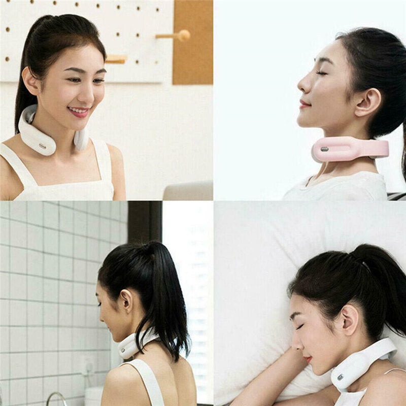 Cervical Neck Electric Massager for Pain Relief - Electromagnetic Pulse Physical Therapy