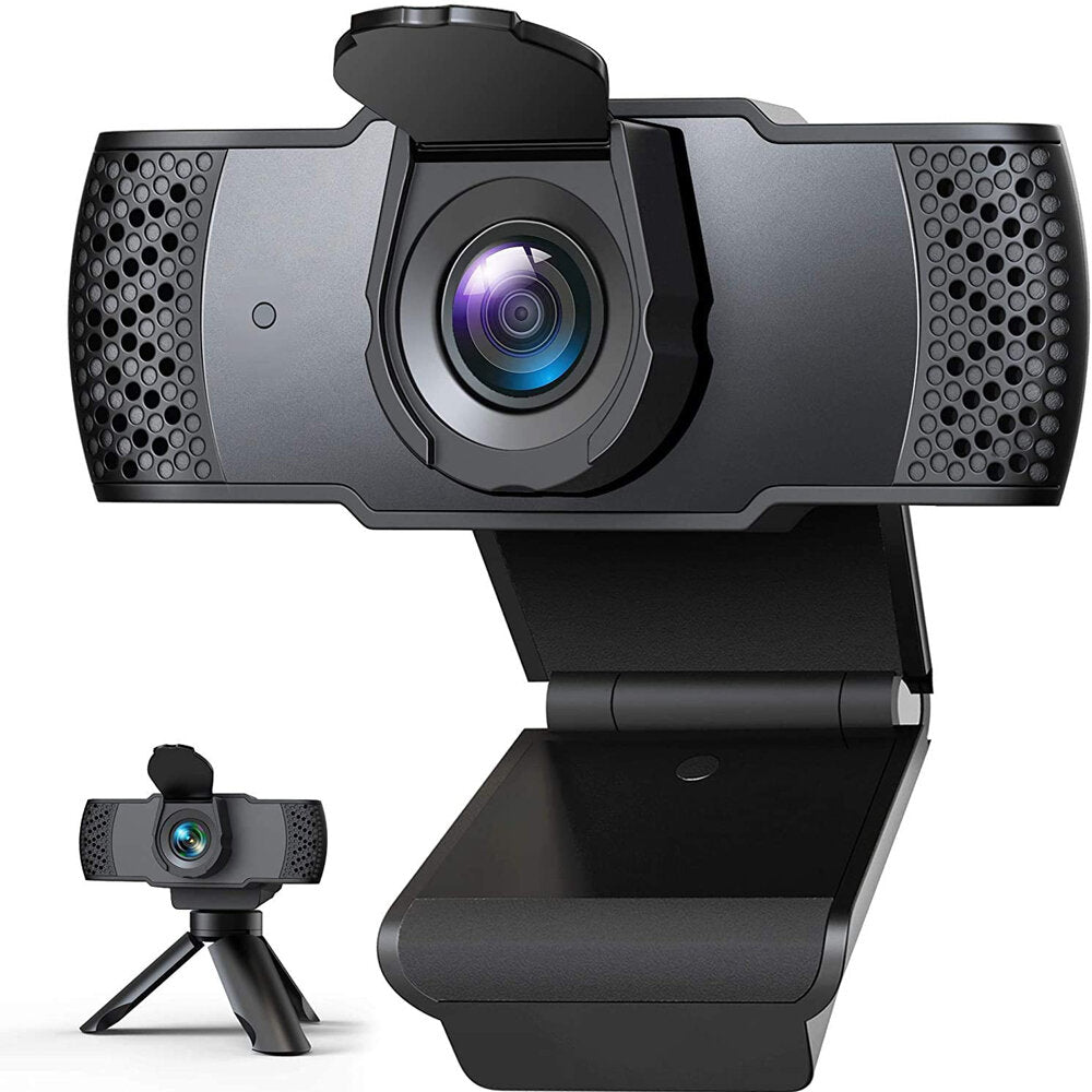 HD 1080P USB Camera with Auto/Manual Focus for Live Classes & Video Conferences