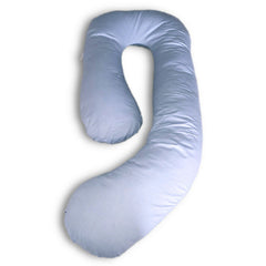 J Shape Pregnancy Pillow - Soft Body Cushion for Side Sleeping Pregnant Women