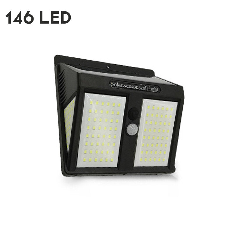 146/250 LED Solar Lights - Wireless, Waterproof, Motion Sensor for Outdoor Garden Security