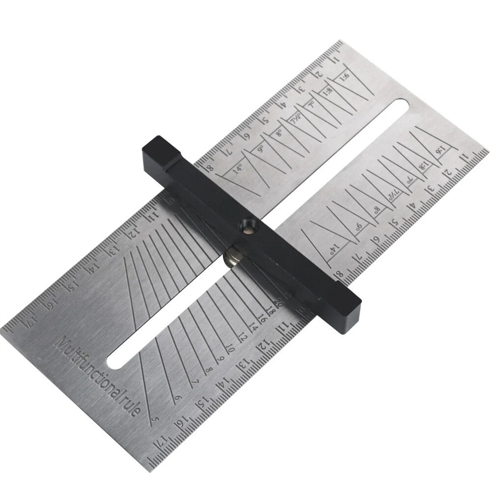 Best T-Type Square Ruler for Woodworking - Stainless Steel Marking Gauge