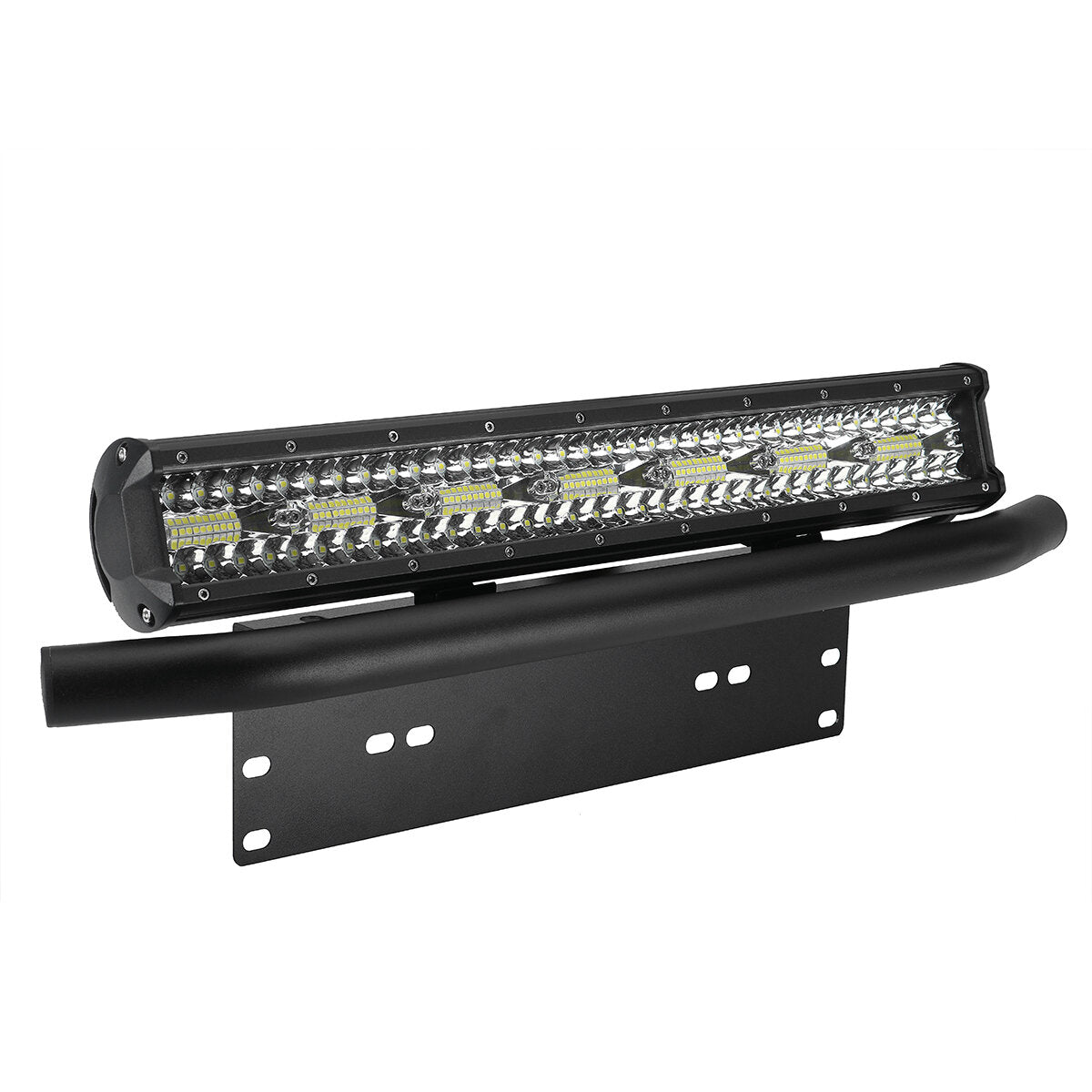 20" LED Light Bar Combo Driving Work Lamp with Number Plate Frame