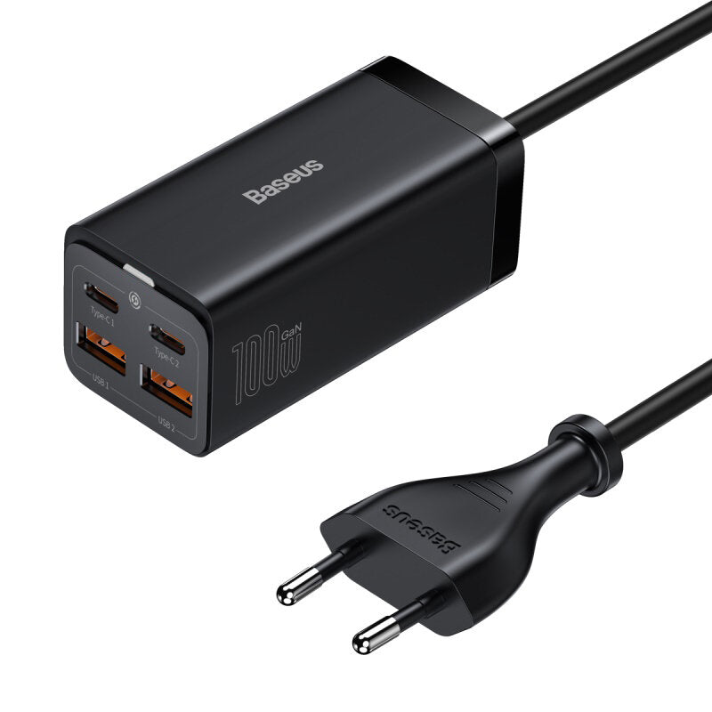 GaN3 Pro 100W 4-Port USB-Schnellladegerät für iPhone, Samsung, Xiaomi, Huawei