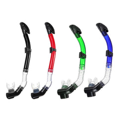 Silicone Full Dry Snorkel for Scuba Diving, Swimming, and Underwater Free Breathing