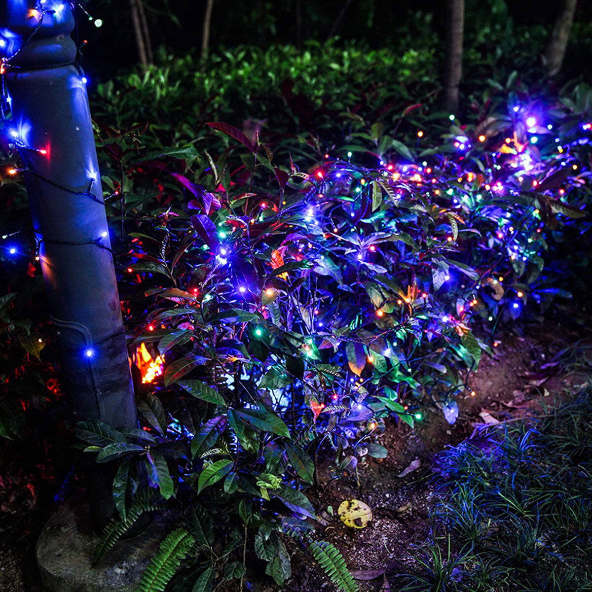 100/200/300 LED Solar Lichterkette - Kupferdraht, wasserdicht für den Garten im Freien