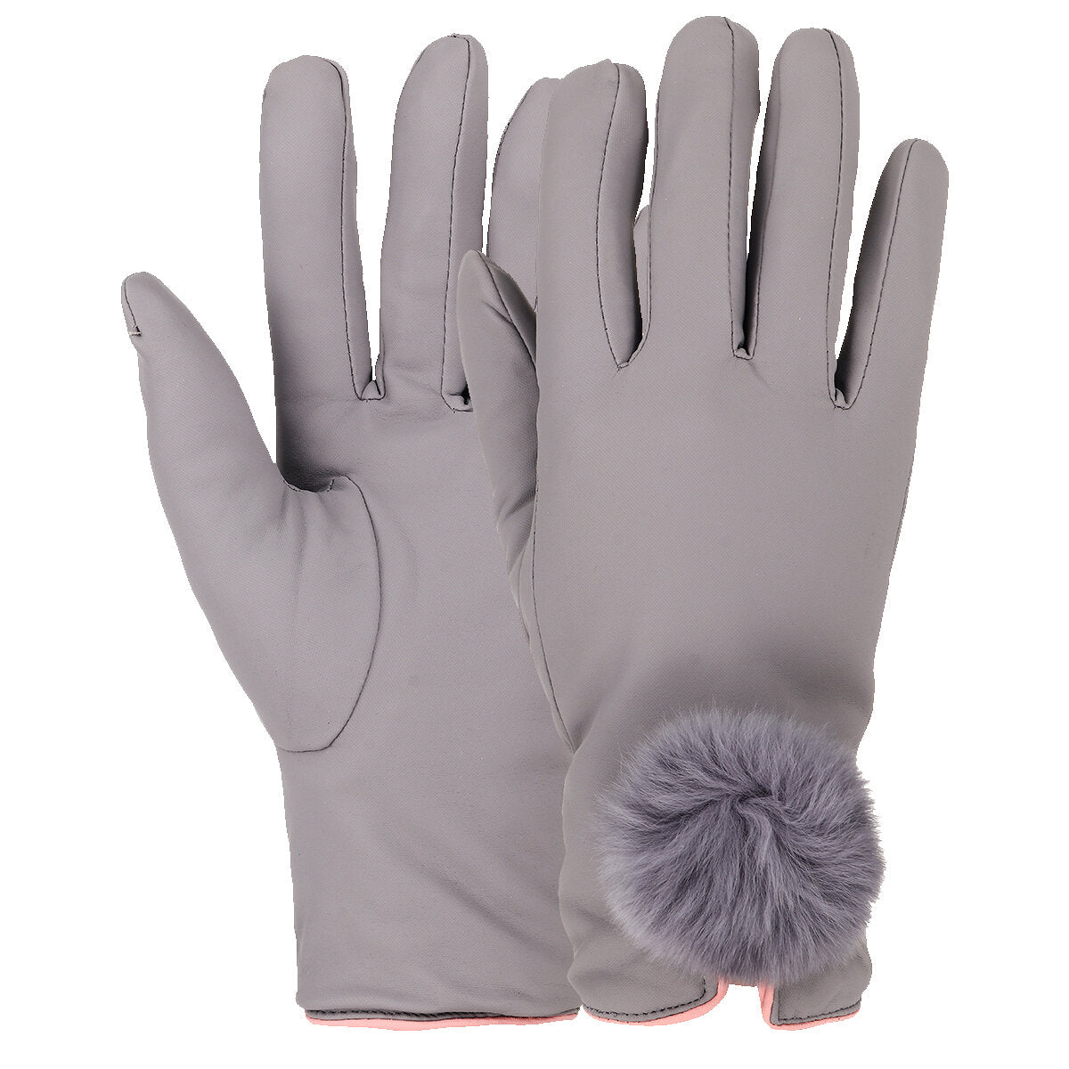 Elegant Winter Touch Screen Warm Full Finger Cotton Skiing Gloves