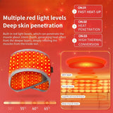 Red Light Therapy Heating Headband for Migraine Relief, 3-Level Heated Head Wrap for Stress, Tension & Rheumatic Pain