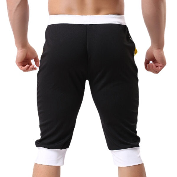 Men's PRO Fitness Jogger Running Sweatpants - Casual Drawstring Sports Shorts