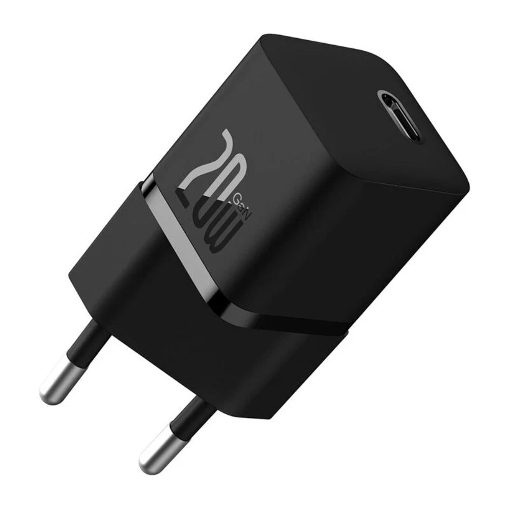 GaN5 20W USB-C PD Schnellladegerät-Adapter EU-Stecker für iPhone, Huawei, Samsung, Xiaomi