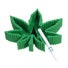 Heat Resistant Leaf-Shaped Silicone Ashtray - High Quality Collectible Smoking Tool for Car