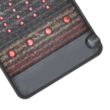 PEMF Infrared Therapy Back Cushion 47x85cm | 8 Crystal Gemstones | 36-LED Red Light 660nm/850nm | 2 PEMF Coils | Spine Pain Relief