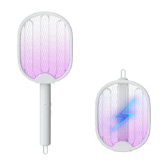 4-in-1 Foldable Electric Mosquito Swatter with UV Light, USB Rechargeable, 5W, Dual Safety Switch for Home & Outdoor Use