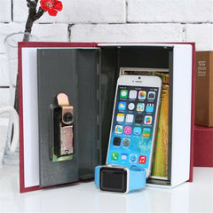 Kid Gift Dictionary Mini Safe Box - Hidden Secret Security Safe with Key Lock for Money, Jewelry, and Certificates