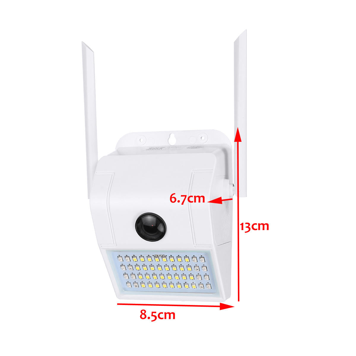 1080P 3.0MP WiFi Security Camera with LED Spotlight, Waterproof Wireless Wall Light for Garden