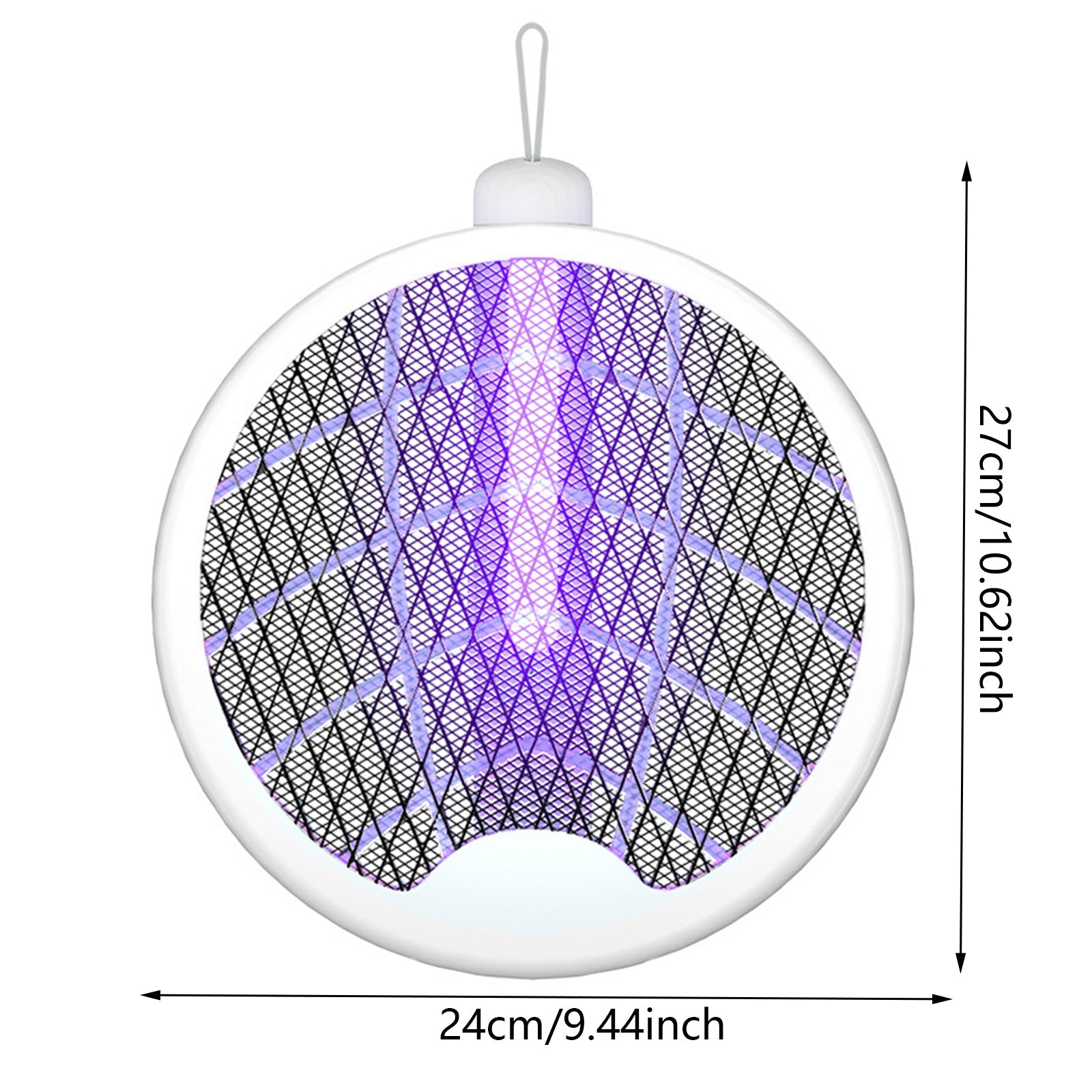 3-in-1 3000V Cordless Rechargeable Electric Mosquito Zapper & Fly Trap Lamp - Portable Insect Killer