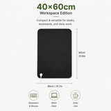 7HealthWell | EarthSc™ Ultra-Thin Grounding Mat (Black) - For Enhanced Relaxation & Daily Well-being