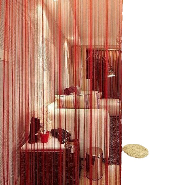 1m x 2m String Curtains - Door/Window Panel Divider, Yarn Line Tassel Drape for Home Decor