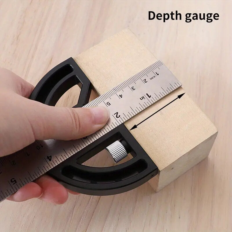 Protractor Angle Gauge: Essential Woodworking & Carpenter Measuring Tool