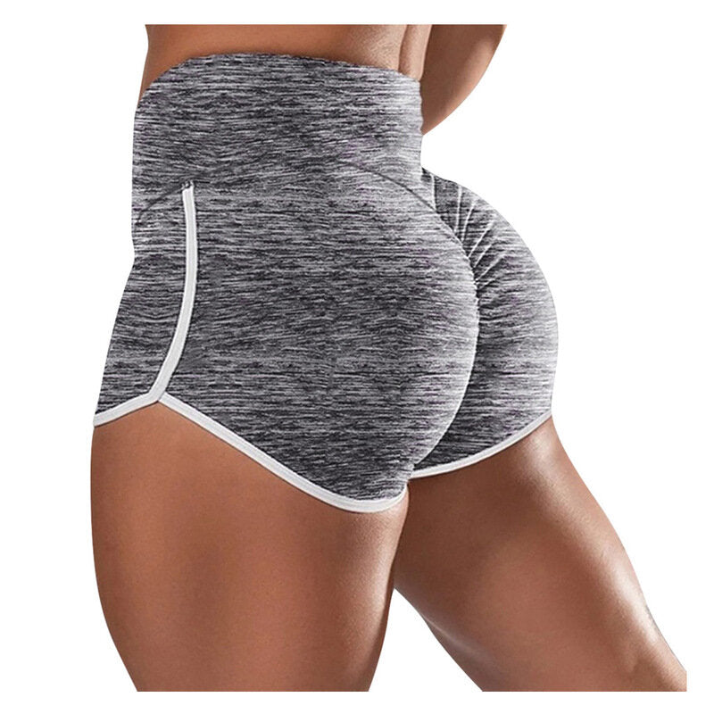 Hochelastische Yoga-Shorts für Damen – Po-Lift, atmungsaktiv, Übergröße, Fitness- und Lauf-Activewear