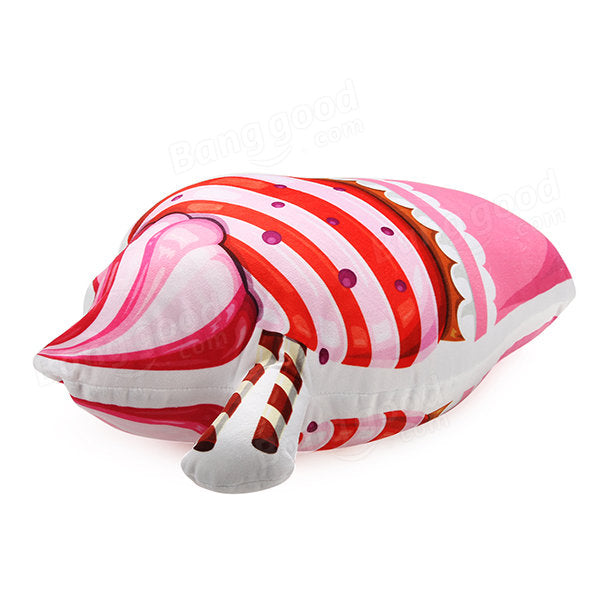 3D Ice Cream Squishy Pillow - Creative PP Cotton Plush Cushion for Sofa, Bed, Office