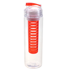 800ML Portable Clear Sport Fruit Infuser Water Bottle with Lemon Juice Filter