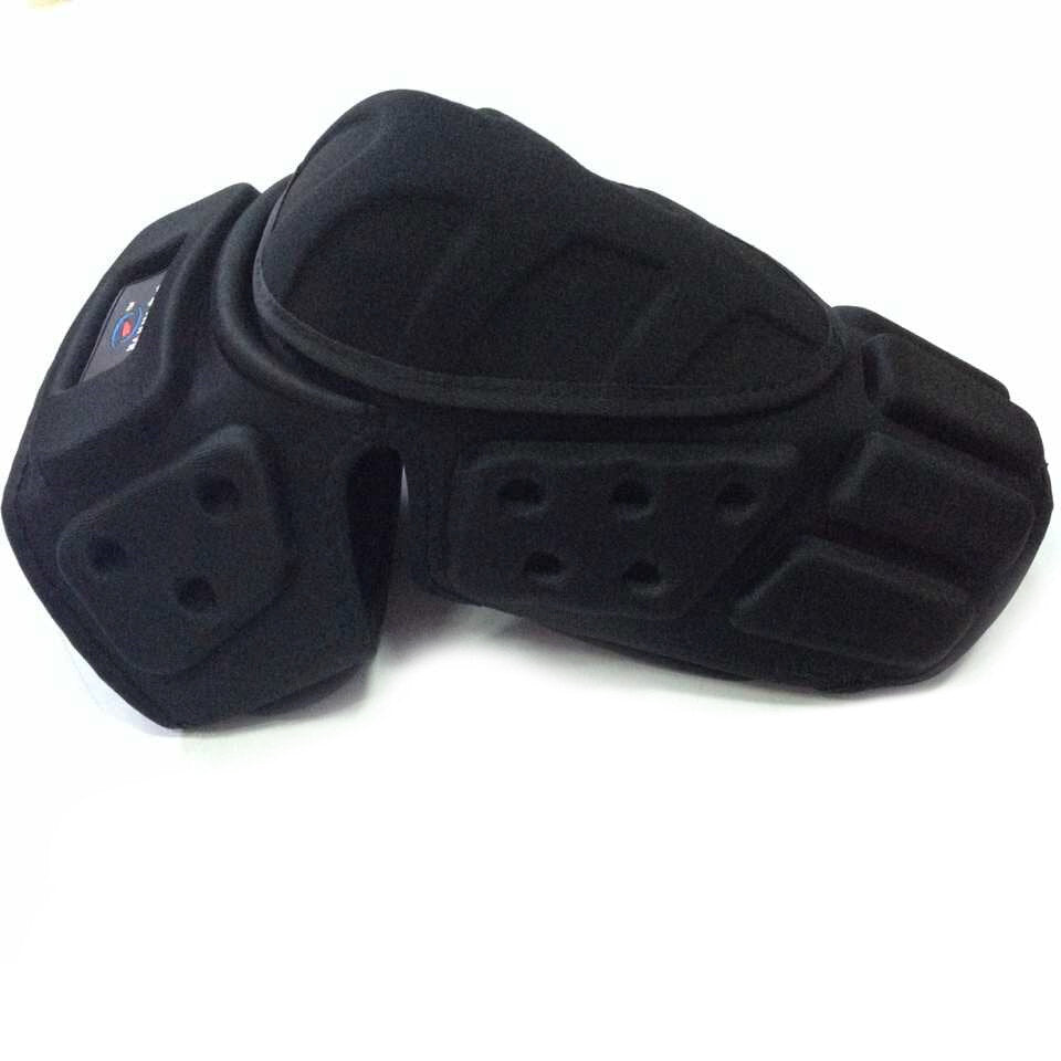 Outdoor Moto Knee Pads - Black Motorcycle/Bicycle Protective Guards, 1 Pair