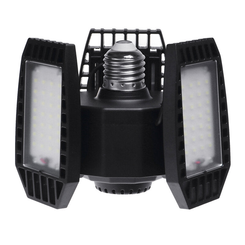 Faltbare LED-Garagenleuchte E26/E27 64/96LED für Werkstatt, Supermarkt, Fitnessstudiolampe