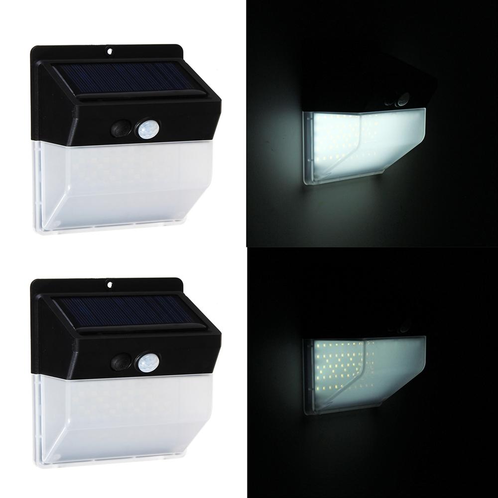 100 LED Solar Motion Sensor Light - Outdoor Garden Security Wall Lamp with 3 Modes