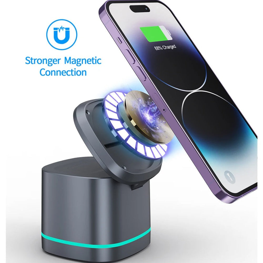 3-in-1 Magnetic 15W Wireless Charger Stand for iPhone 14/13/12, AirPods, Watch Series 8/SE