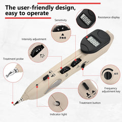 Acupuncture Pen, Electronic TENS Therapy, Muscle Stimulator, Pain Relief, Meridian Energy Point Detector