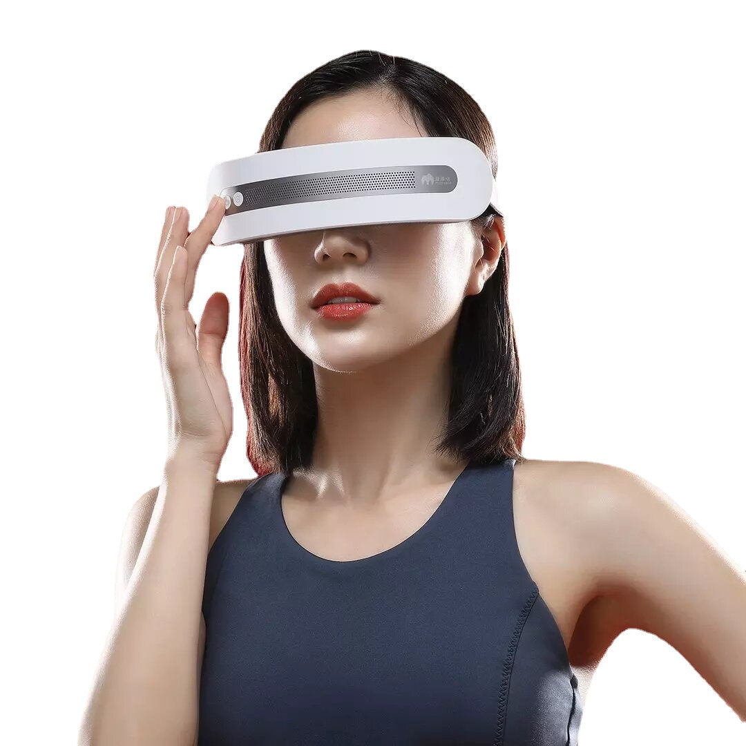 Cold & Hot Compress Eye Massager with Vibration, Bluetooth Music, Temperature Adjustment, and Three Modes